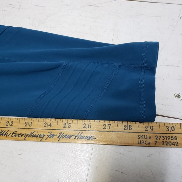 Athleta womens XLT teal leggings with pockets athletic athleisu workout gym wear - Picture 10 of 10